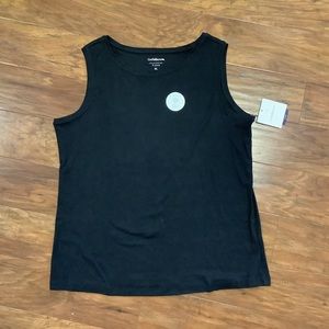 Croft & Barrow XL Black Classic Tank NWT